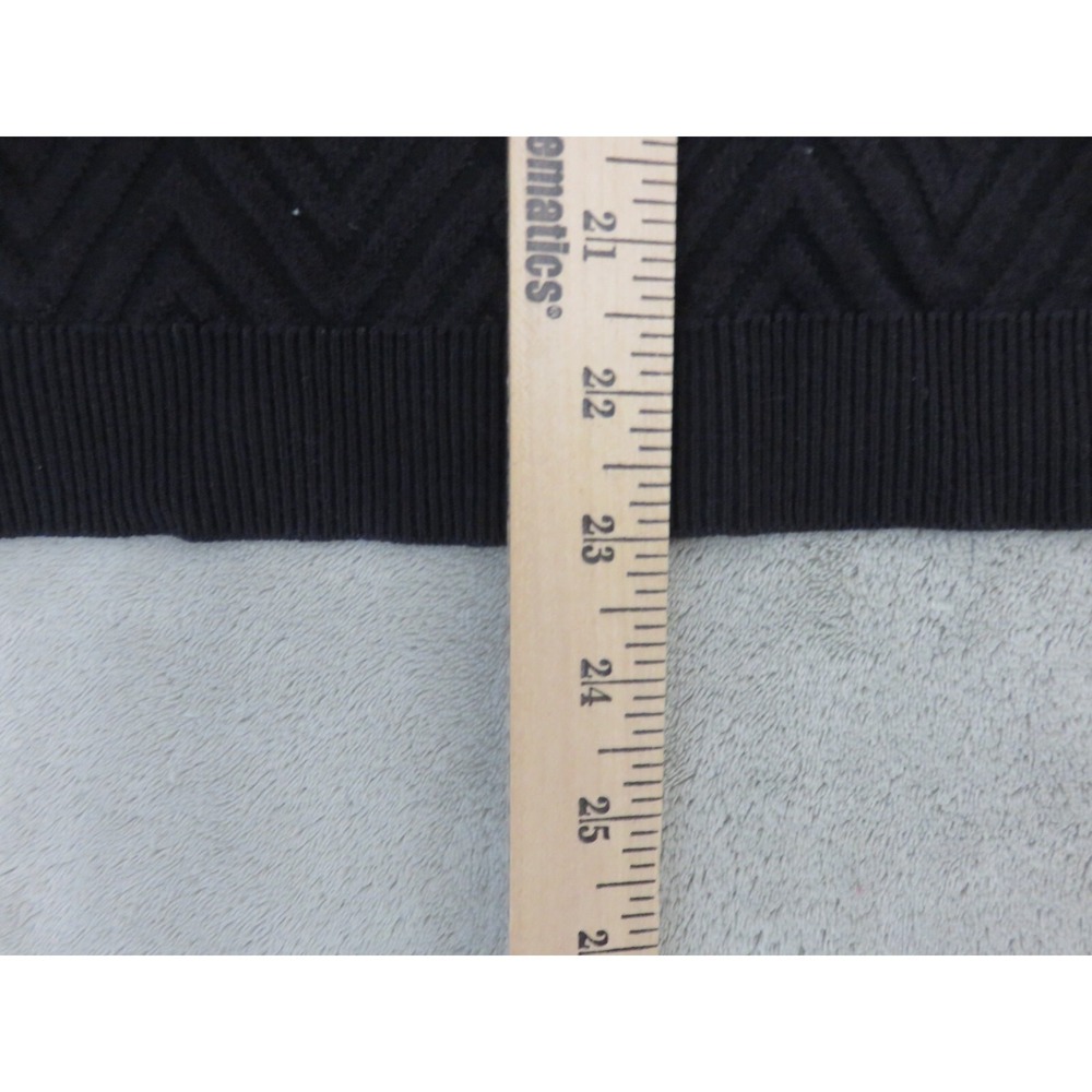 Jaclyn Smith Collection Black Diamond Textured Knit Sweater XXL 3/4 Sleeve NEW - Picture 6 of 12